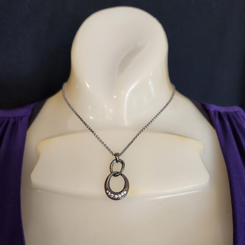 Matching necklace and earrings